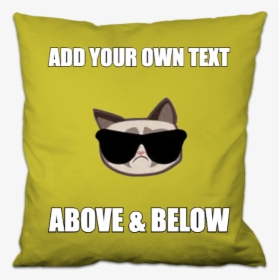 Grumpy Cat Emoji Meme - Cushion, HD Png Download, Free Download