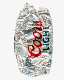 Coors Light Crushed Can - Crushed Beer Can Png, Transparent Png, Free Download
