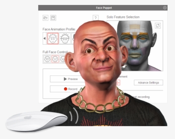 Smart Facial Animation Editing For Face Creator - Crazytalk 8, HD Png Download, Free Download