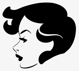 Head,stencil,art - Png Woman Profile Logo, Transparent Png, Free Download