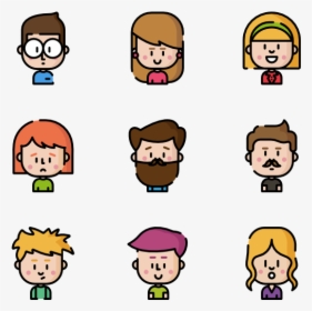 Vector Avatars Profile - Cartoon, HD Png Download, Free Download