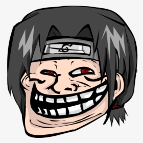 Naruto Troll Face - Itachi Troll Face, HD Png Download, Free Download