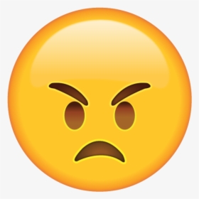 Angry Face Transparent - Angry Emoji, HD Png Download, Free Download