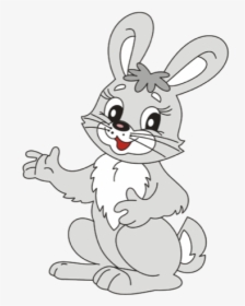 Vector Rabbit Baby Bunny - Coniglietto Da Stampare E Colorare, HD Png Download, Free Download