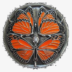 Finish Pewter Enameled - Monarch Butterfly, HD Png Download, Free Download