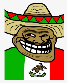 View Samegoogleiqdbsaucenao Mexico Trollface , - Pink Troll Face, HD Png Download, Free Download