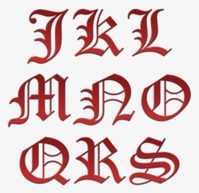 Letter, Initial, Red, Seal, Symbol - Old English, HD Png Download, Free Download