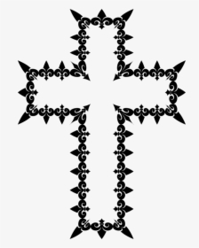 Symbol,cross,fleurdelis - Cross, HD Png Download, Free Download