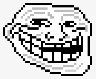 Troll Face Pixel Png, Transparent Png, Free Download