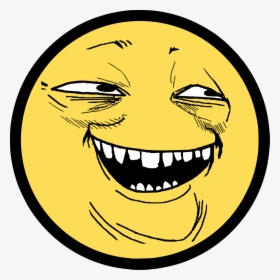 Troll Face Smile - Trollface Smile, HD Png Download, Free Download