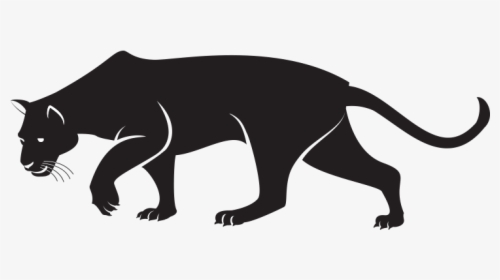 Collection Of Free Cougar Vector Black Panther - Black Panther Animal Sketch, HD Png Download, Free Download
