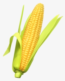 Corn Clipart Best Web Transparent Png - Single Fruits And Vegetables, Png Download, Free Download