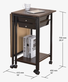 Foldable Student Desk W/2 Drawers - End Table, HD Png Download, Free Download