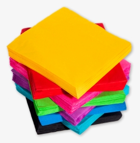 Color Paper Napkin Png , Png Download - Napkin Colour Tissue Paper, Transparent Png, Free Download