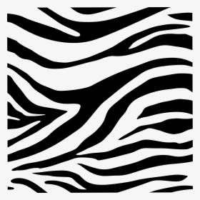 Napkin Paper Black Zebra Animal Print Cheetah Clipart - Zebra Print Black And White, HD Png Download, Free Download