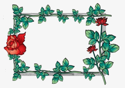 Hawaiian Flowers Borders And Frames - Border Hawaiian Flowers Png, Transparent Png, Free Download