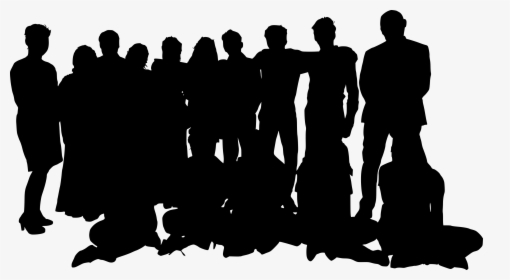 Silhouette Png Download - Group Of People Transparent Background, Png Download, Free Download