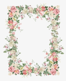 Transparent Image Frame Png - Transparent Vintage Floral Border, Png Download, Free Download