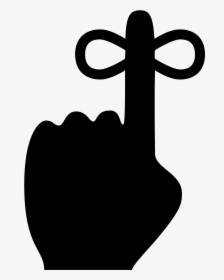 This Is A Picture Of A Left Hand With The Index Finger - Transparent Background Reminder Icon, HD Png Download, Free Download