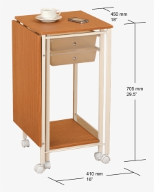 Foldable Student Desk W/2 Drawers - End Table, HD Png Download, Free Download