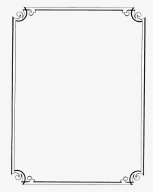 Borders And Frames Free Content Paper Clip Art - Vintage Rectangle Clipart Frames, HD Png Download, Free Download