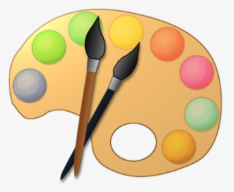 Free To Use Public Domain Paint Palette Clip Art - Transparent Background Paint Clipart, HD Png Download, Free Download