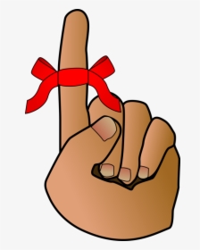 Finger,stomach,thumb - Reminder Clip Art, HD Png Download, Free Download
