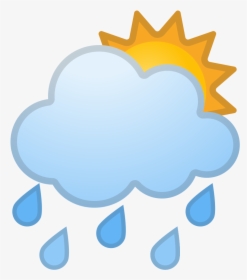 Transparent Rain Cloud Png - Rainy Emoji, Png Download, Free Download