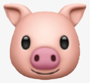 Transparent Pig Face Png - Emojis De Iphone De Animales, Png Download, Free Download