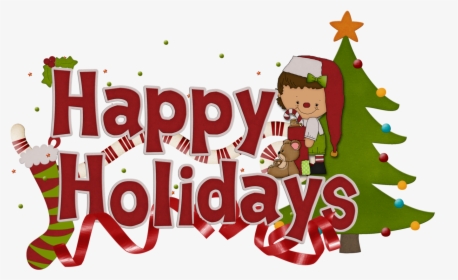 Christmas Clipart Happy Holidays, HD Png Download, Free Download