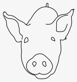 Transparent Pig Head Png - Draw A Pig Head, Png Download, Free Download