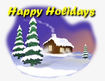 Transparent Happy Holidays Png - Winter Holidays Clipart, Png Download, Free Download