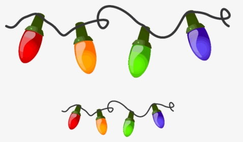 Holiday Clip Art Christmas - Cartoon Christmas Tree Lights, HD Png Download, Free Download