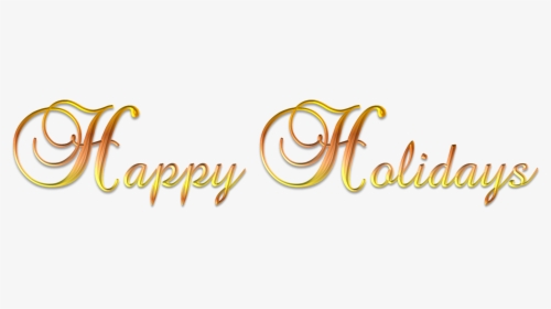 Happy Holidays Banner Clipart - Transparent Background Happy Holidays Png Transparent, Png Download, Free Download