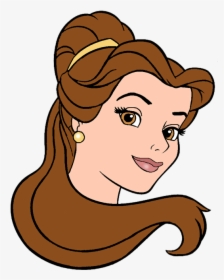 Free Stock Belle Clip Art Disney - Belle Face, HD Png Download, Free Download