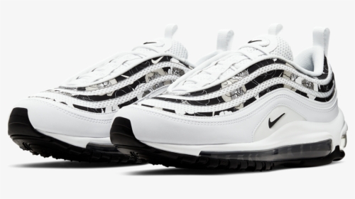 Nike Women"s Air Max 97 Se Floral "black/white" - Air Max 97 Floral, HD Png Download, Free Download