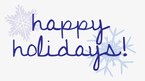 Christmas Happy Holidays Png Clipart - Calligraphy, Transparent Png, Free Download
