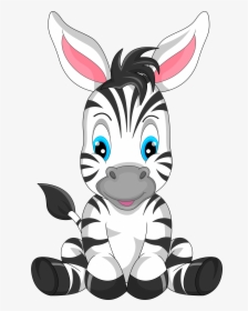 Cute Zebra Cartoon Png - Zebra Cartoon Png, Transparent Png, Free Download