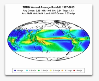 Trmm Annual Avg Rainfall 1997 - Circle, HD Png Download, Free Download