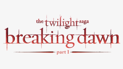 Twilight Breaking Dawn Part 1 Logo Png, Transparent Png, Free Download