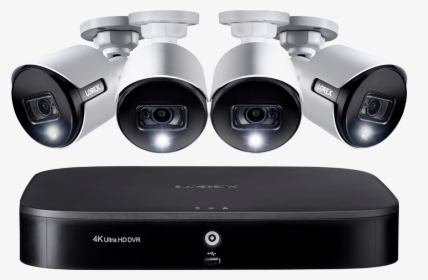 4k Ultra Hd 8-channel Security System With 4 Active - Model Td81825a4 E, HD Png Download, Free Download