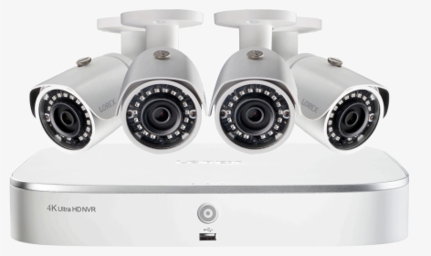 2k Hd 8-channel Ip Security System With Four 5mp Cameras - Cámaras De Seguridad 2k, HD Png Download, Free Download