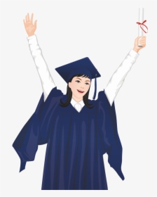 Graduation Student Png , Transparent Cartoons - Dos Estudiantes Graduados Png, Png Download, Free Download