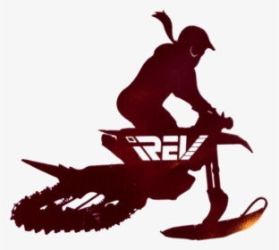 She Biker Silhouette - Illustration, HD Png Download, Free Download