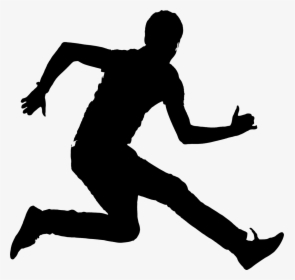 Silhouette Physical Fitness Silueta Person Photography - Silueta De Hombre Saltando, HD Png Download, Free Download