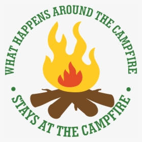 What Happens Around The Campfire Svg Cut File, HD Png Download, Free Download