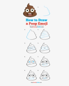 How To Draw Poop Emoji - Red Panda Drawing Easy Step By Step, HD Png Download, Free Download
