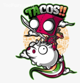 Deadpool Taco Unicorn Shirt, HD Png Download, Free Download