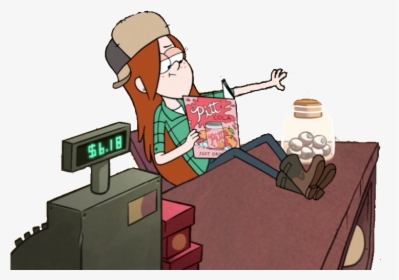 Wendy Gravity Falls Trapped, HD Png Download, Free Download
