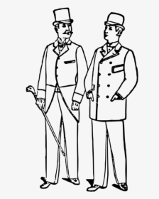 Art,shoe,human - Men Clipart Black And White, HD Png Download, Free Download